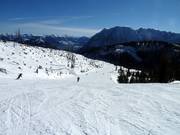 De pistes zijn ook later op de dag nog in goede conditie.