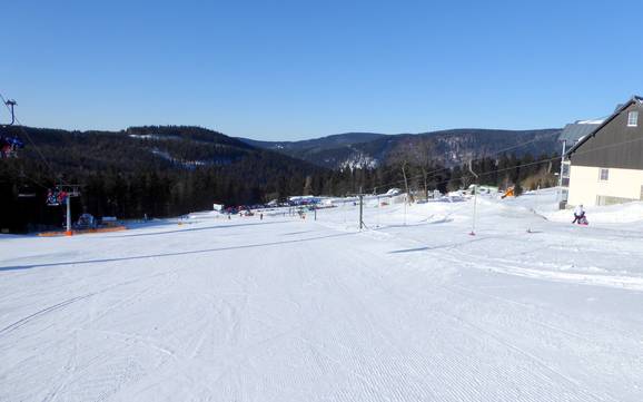 Skigebieden voor beginners in de regio Reichenberg (Liberec) – Beginners Špindlerův Mlýn