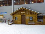 De pistehut kan gehuurd worden voor exclusieve feesten en evenementen.