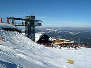 Glazen lift naar het Arberschutzhaus en de Eisensteiner Hütt'n