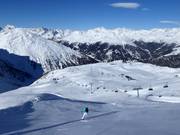 Moeilijke piste bij de Leppleskofelbahn