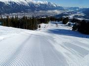 Geprepareerde piste op de Mutterer Alm