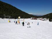 Gemakkelijke piste bij Bunderishka Polyana