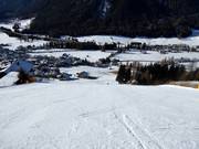 Moeilijke piste Kistlerhang naar Sexten