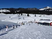 Kinder-/oefengebied op de Winklmoosalm