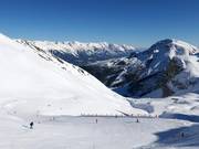 Uitzicht op de lichte Olympia damesafdaling