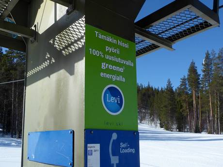 Lapland (Finland): milieuvriendelijkheid van de skigebieden – Milieuvriendelijkheid Levi