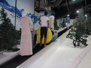 Transportband als opstaphulp