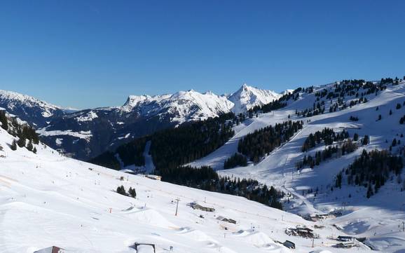 Grootste hoogteverschil in Tux-Finkenberg – skigebied Mayrhofen – Penken/Ahorn/Rastkogel/Eggalm