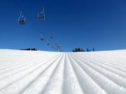 Perfect geprepareerde piste in het skigebied Norefjell