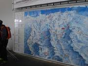 Overzichtskaart bij het middenstation Gabiet