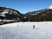 Makkelijke pistes bij de Schachenliften