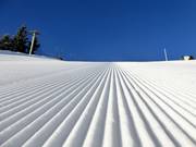 Zeer goede pistepreparatie op de Arber