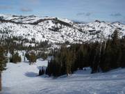 Afdaling bij de Shirley Lake Express