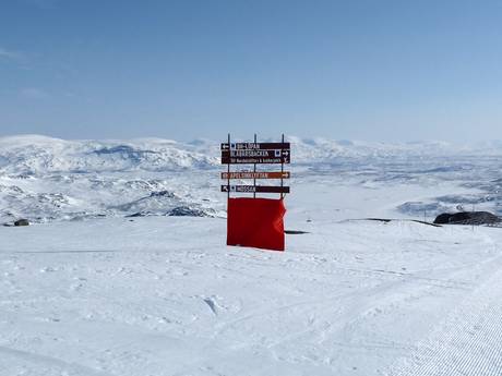 Norrbotten: oriëntatie in skigebieden – Oriëntatie Riksgränsen