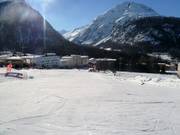 Gemakkelijke piste nabij het dal