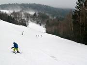 Afdaling bij de Hotelhanglift