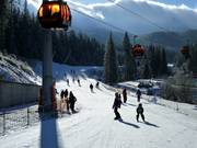 Makkelijke dalafdaling bij Grand Jet