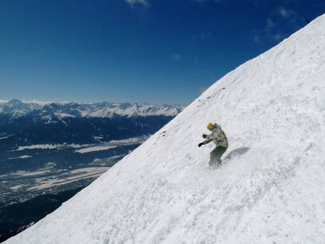 Skigebieden voor gevorderden en off-piste skiërs Innsbruck (stad) – Gevorderden, off-piste skiërs Nordkette – Innsbruck