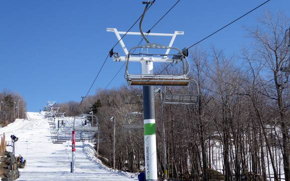 Grootste hoogteverschil in Montérégie – skigebied Mont Saint-Bruno – Saint-Bruno-de-Montarville