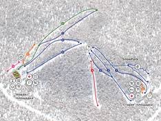 Pistekaart SOK – Krasnaya Glinka