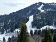 Uitzicht op de FIS-afdaling bij de Schelpen