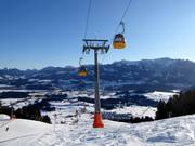Hörnerbahn - 6-persoons gondel (met 1 kabel)