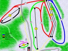 Pistekaart Bleymard Mont Lozère