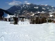 Oefenpiste in het dal bij de Bachlift