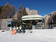 Pian Pecei - Ciampedie - 4-persoons hogesnelheidsstoeltjeslift (koppelbaar)