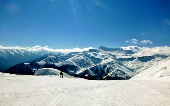 Grootste hoogteverschil in het departement Alpes-Maritimes – skigebied Auron (Saint-Etienne-de-Tinée)
