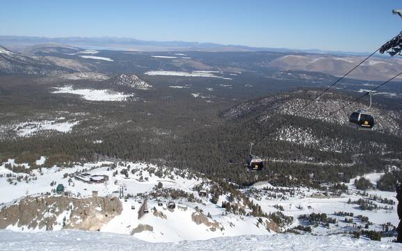 Hoogste skigebied aan de westkust van de VS – skigebied Mammoth Mountain