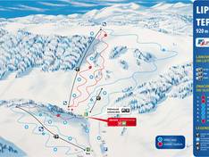 Pistekaart Liptovská Teplicka