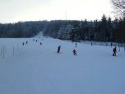 De piste op de Hesselberg