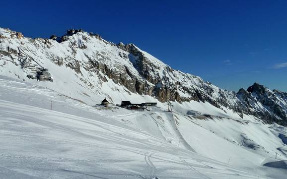 Hoogste skigebied in Duitsland – skigebied Zugspitze