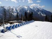 Ook voor absolute beginners is het gebied onder de Mountain Shelter ideaal.