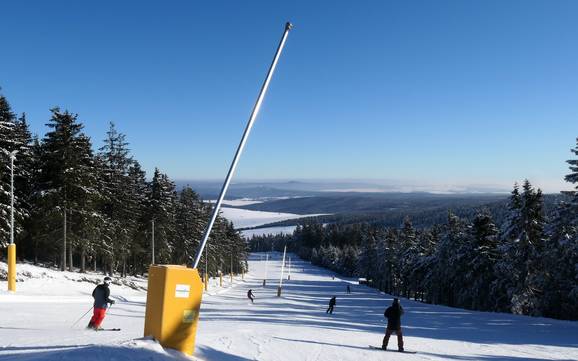 Sneeuwzekerheid regio Ústí – Sneeuwzekerheid Klínovec (Keilberg)