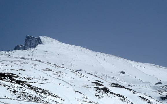 Hoogste skigebied in de provincie Granada – skigebied Sierra Nevada – Pradollano