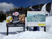 Pistekaart in het skigebied Le Mont Grand-Fonds