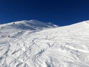Diep sneeuw hellingen Carosello 3000