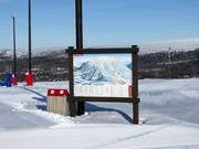 Pistekaart in het skigebied Tandådalen/Hundfjället