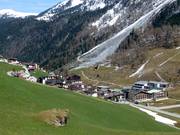 Uitzicht op Hintertux