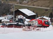 Met liermachines worden in Espace Diamant ook de steile hellingen getemd.