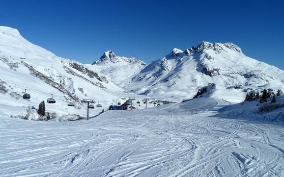 St. Anton am Arlberg: Grootte van de skigebieden – Grootte St. Anton/St. Christoph/Stuben/Lech/Zürs/Warth/Schröcken – Ski Arlberg