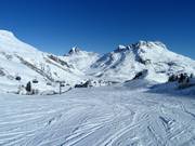 Uitzicht van Lech tot aan Schröcken