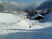 Uitgebreide besneeuwing inclusief alle dalafdalingen