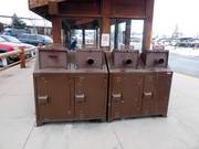 Afvalscheiding in het skigebied Jackson Hole