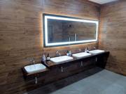 Zeer goed onderhouden toiletten bij de skihal