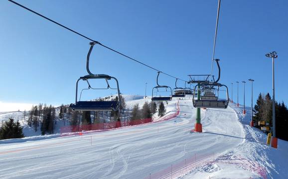 Skiliften Valsugana – Liften Lagorai/Passo Brocon – Castello Tesino