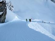 Afdaling vanaf de Trittkopf richting Zürs
